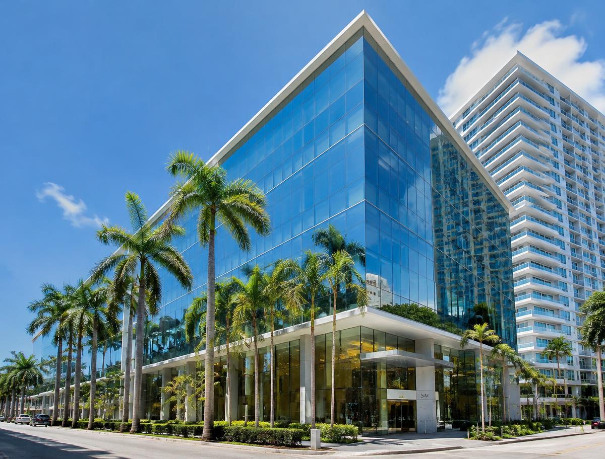 Modern commercial building in Florida